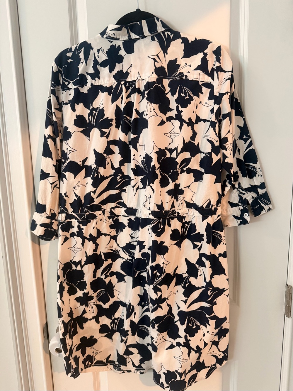 Tommy Hilfiger-Floral Print Shirt Dress-L